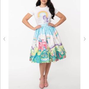 Unique Vintage x My Little Pony Dream Castle Skirt Size Medium NWOT!!!